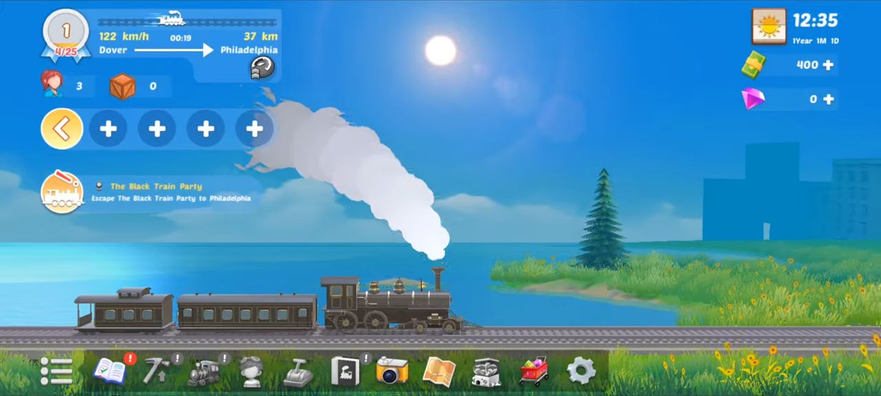 Full version of Android Trains game apk Age of Railways: Train Tycoon for tablet and phone.
