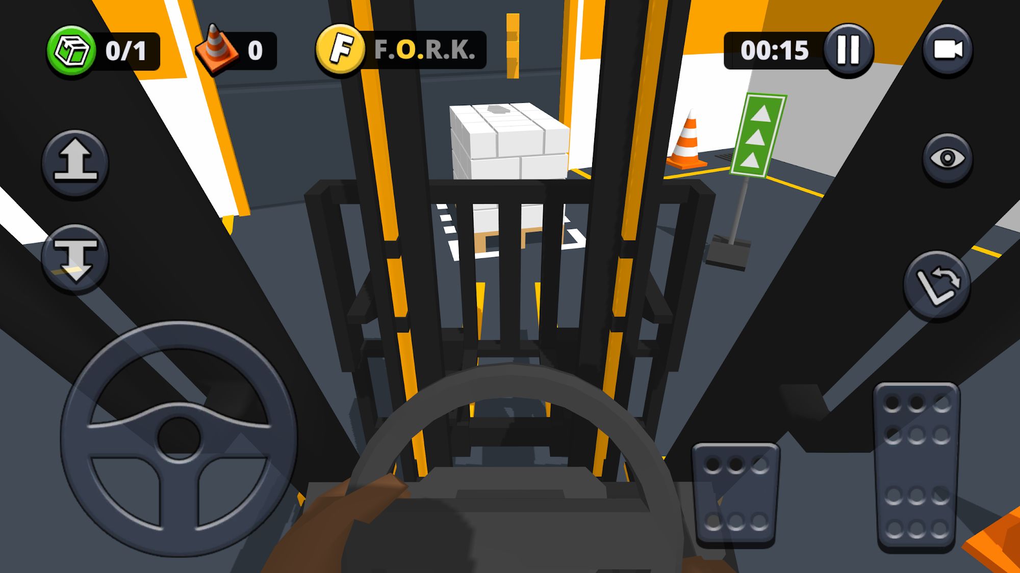 Full version of Android Tractors game apk Forklift Extreme Simulator for tablet and phone.