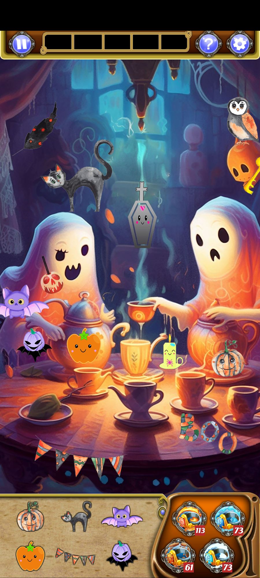 Full version of Android Adventure game apk Hidden Object: Happy Halloween for tablet and phone.
