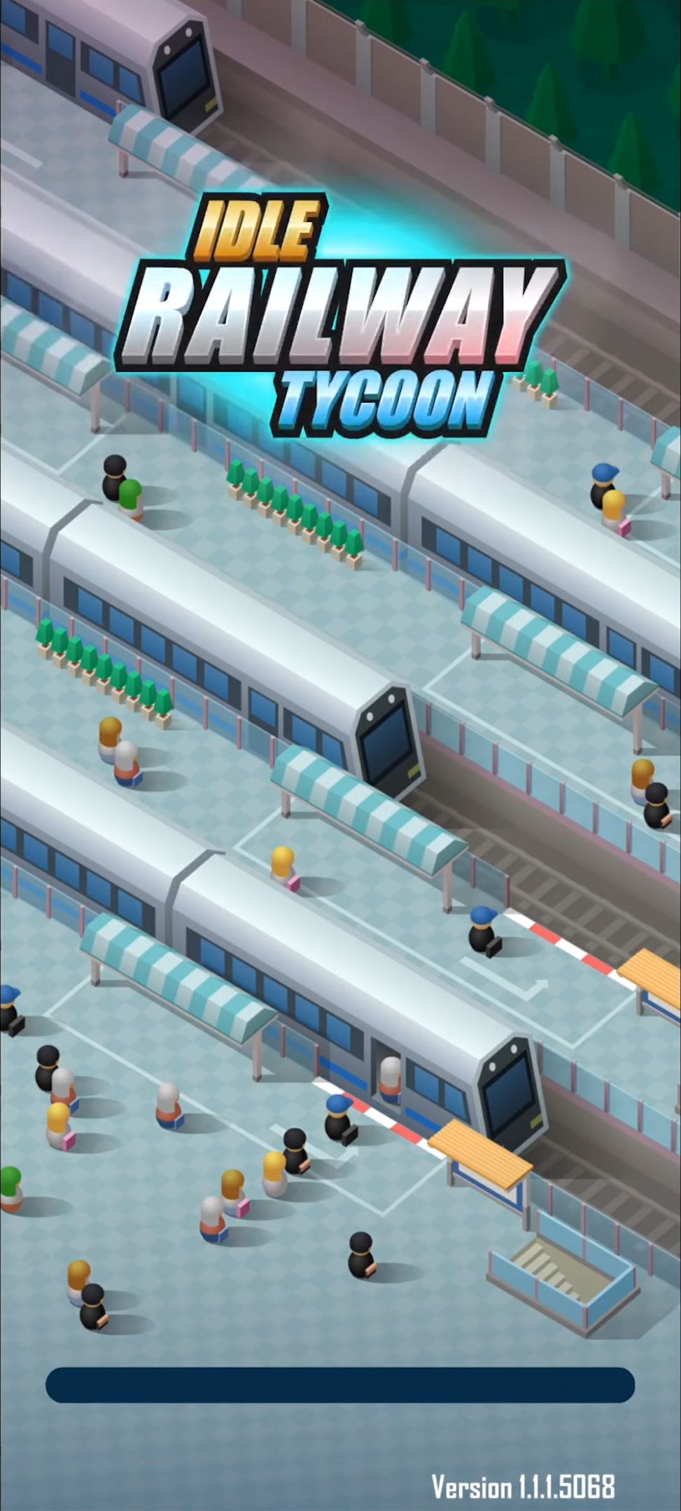 Full version of Android Trains game apk Idle Railway Tycoon for tablet and phone.