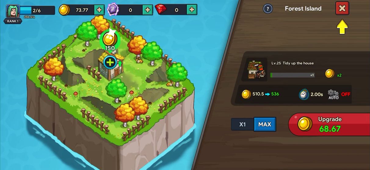 Full version of Android RTS (Real-time strategy) game apk Island Clash - Idle Wars for tablet and phone.