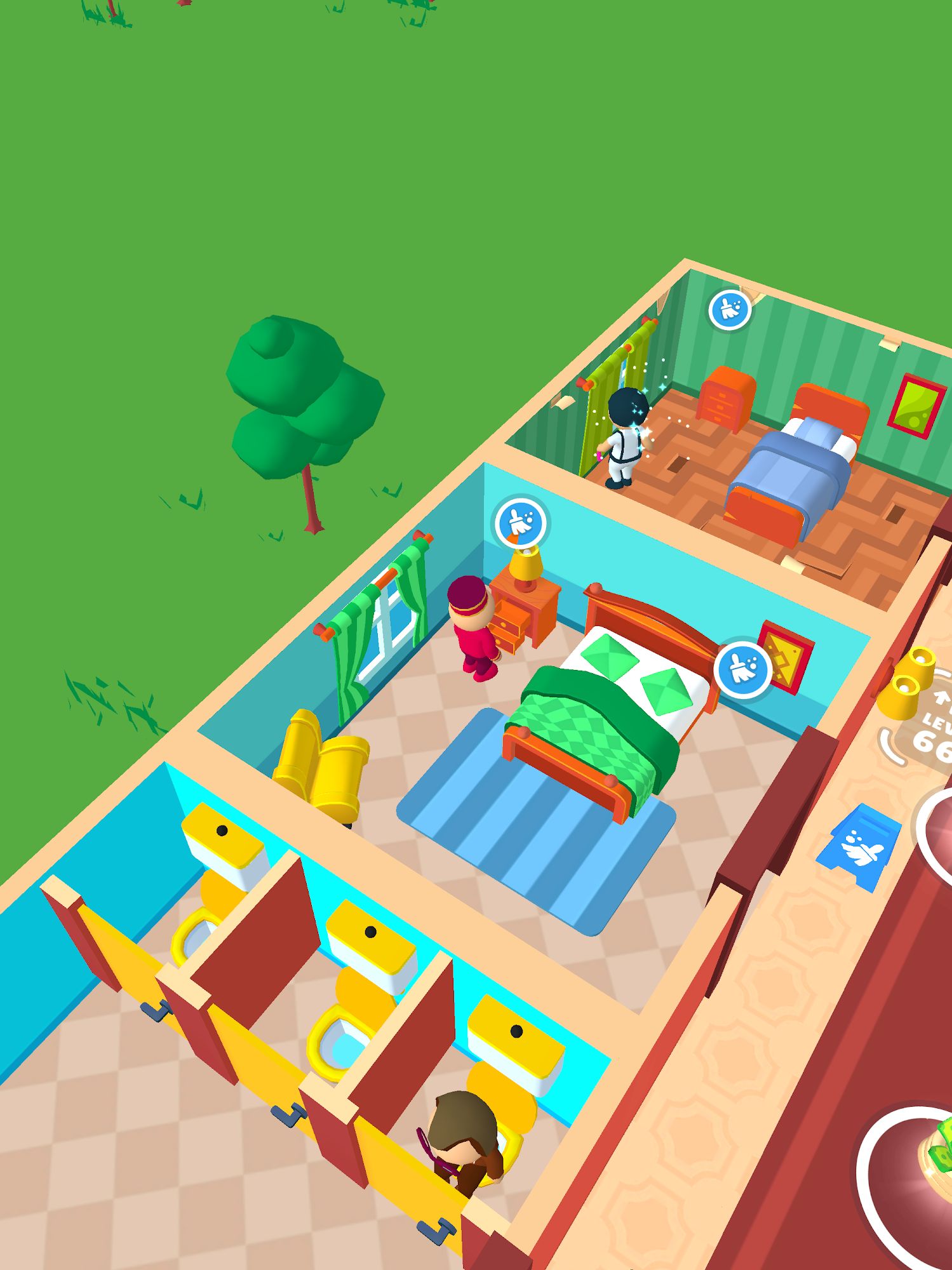 Full version of Android Management game apk My Perfect Hotel for tablet and phone.