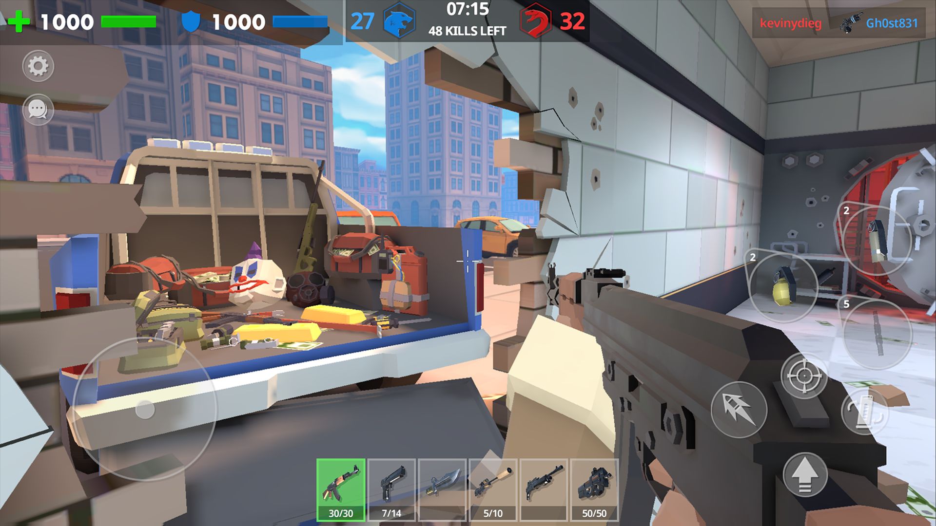 Full version of Android Online game apk Polygon Arena: Online Shooter for tablet and phone.