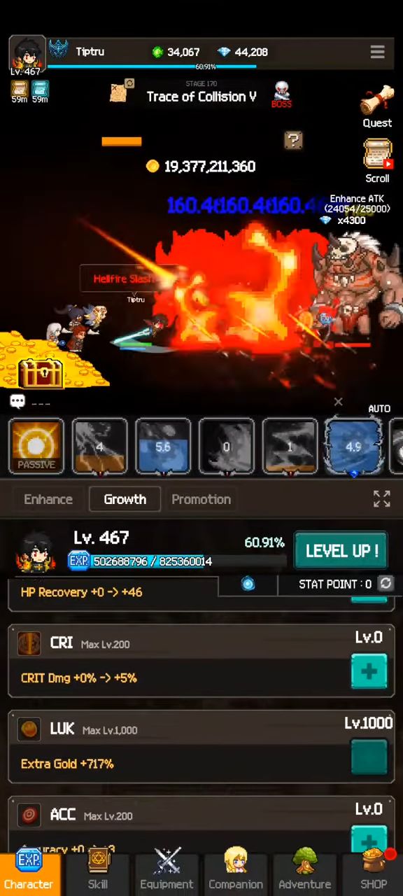 Full version of Android Clicker game apk Slayer Legend for tablet and phone.
