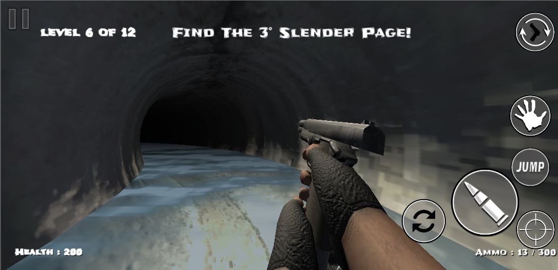 Full version of Android Shooter game apk Slender Insane for tablet and phone.