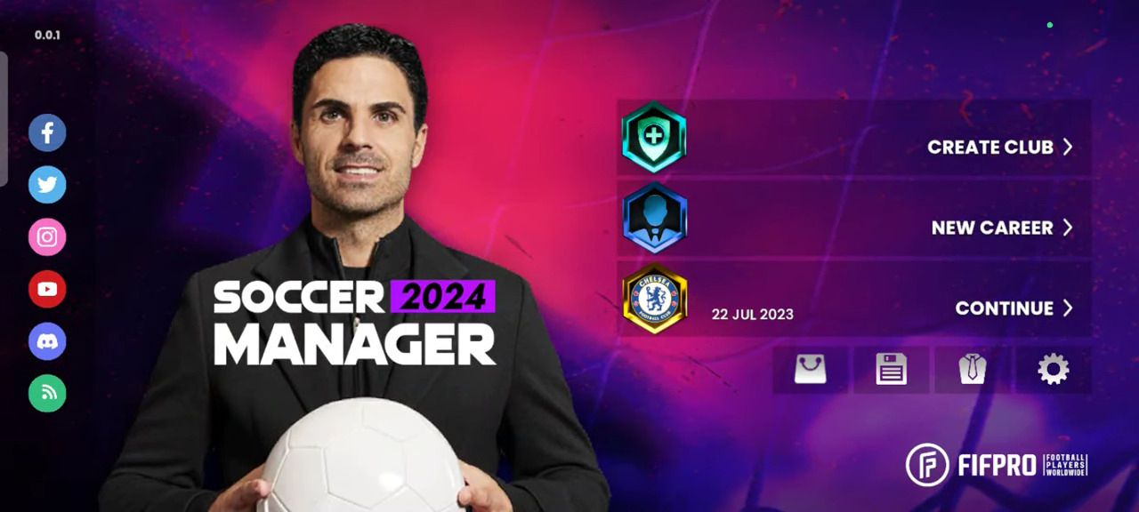 Full version of Android Sports game apk Soccer Manager 2024 - Football for tablet and phone.
