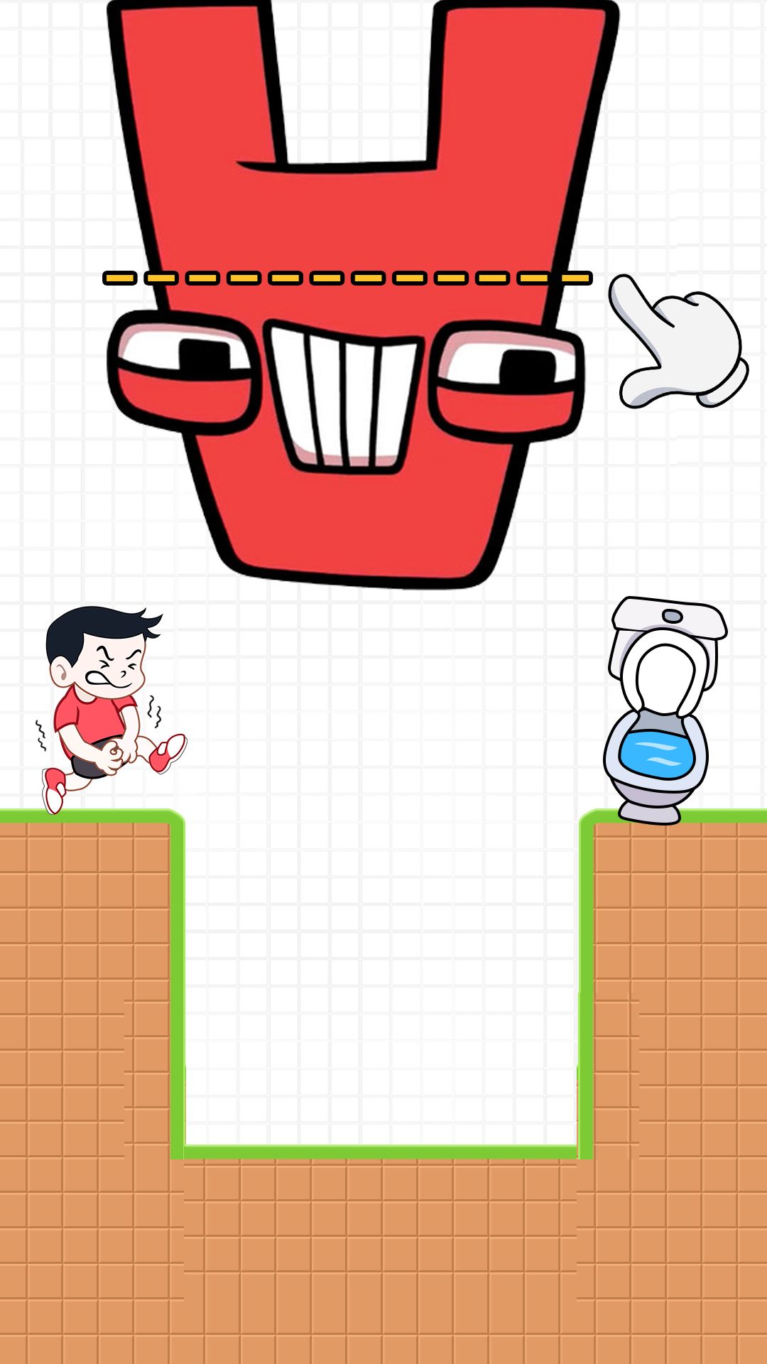 Full version of Android Funny game apk Toilet Run: Bridge Slice for tablet and phone.