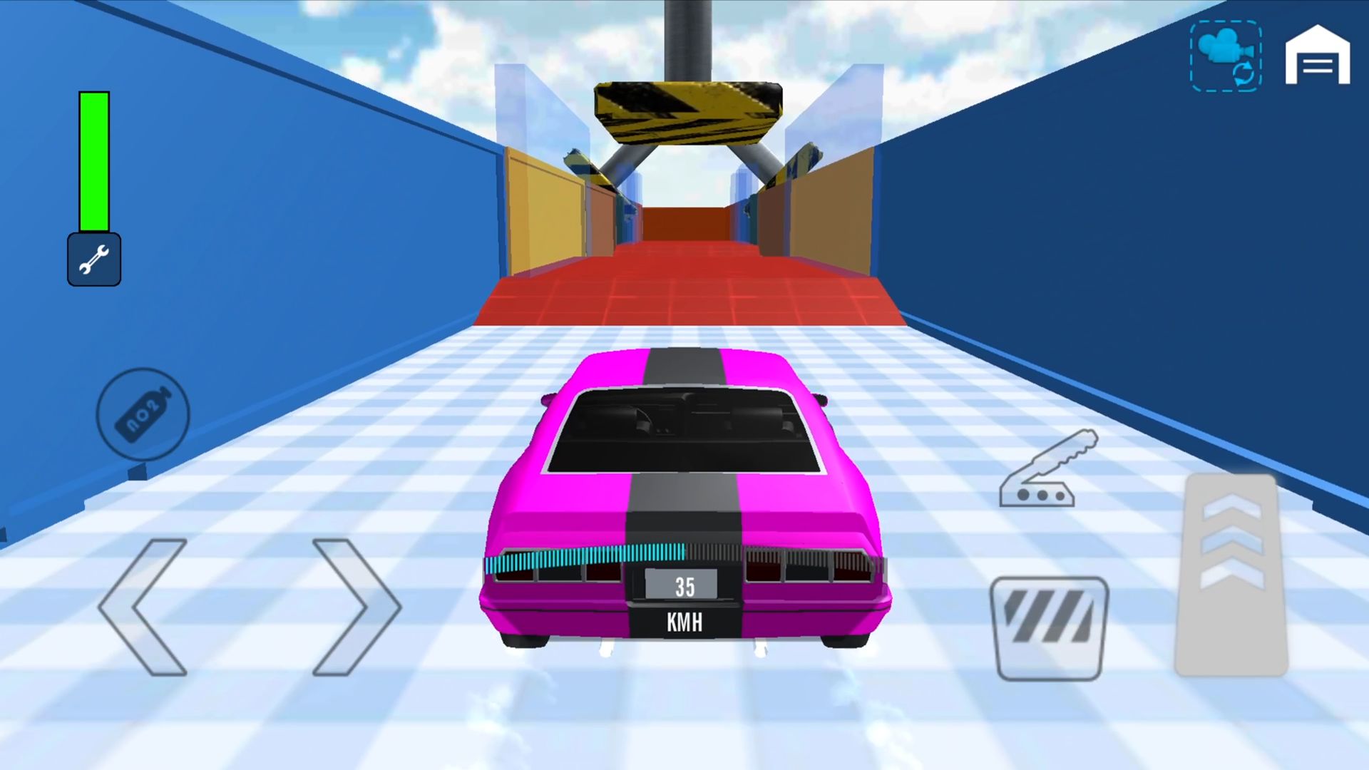 Gameplay of the Car Crash Simulator Game 3D for Android phone or tablet.