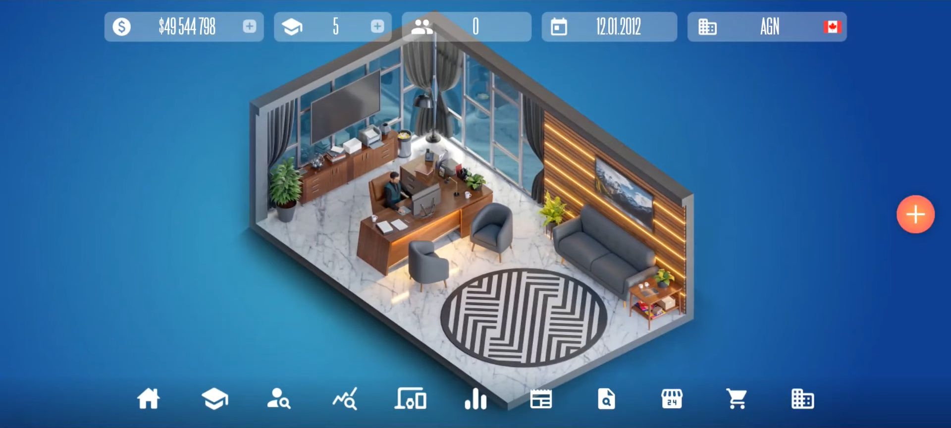 Gameplay of the Devices Tycoon for Android phone or tablet.