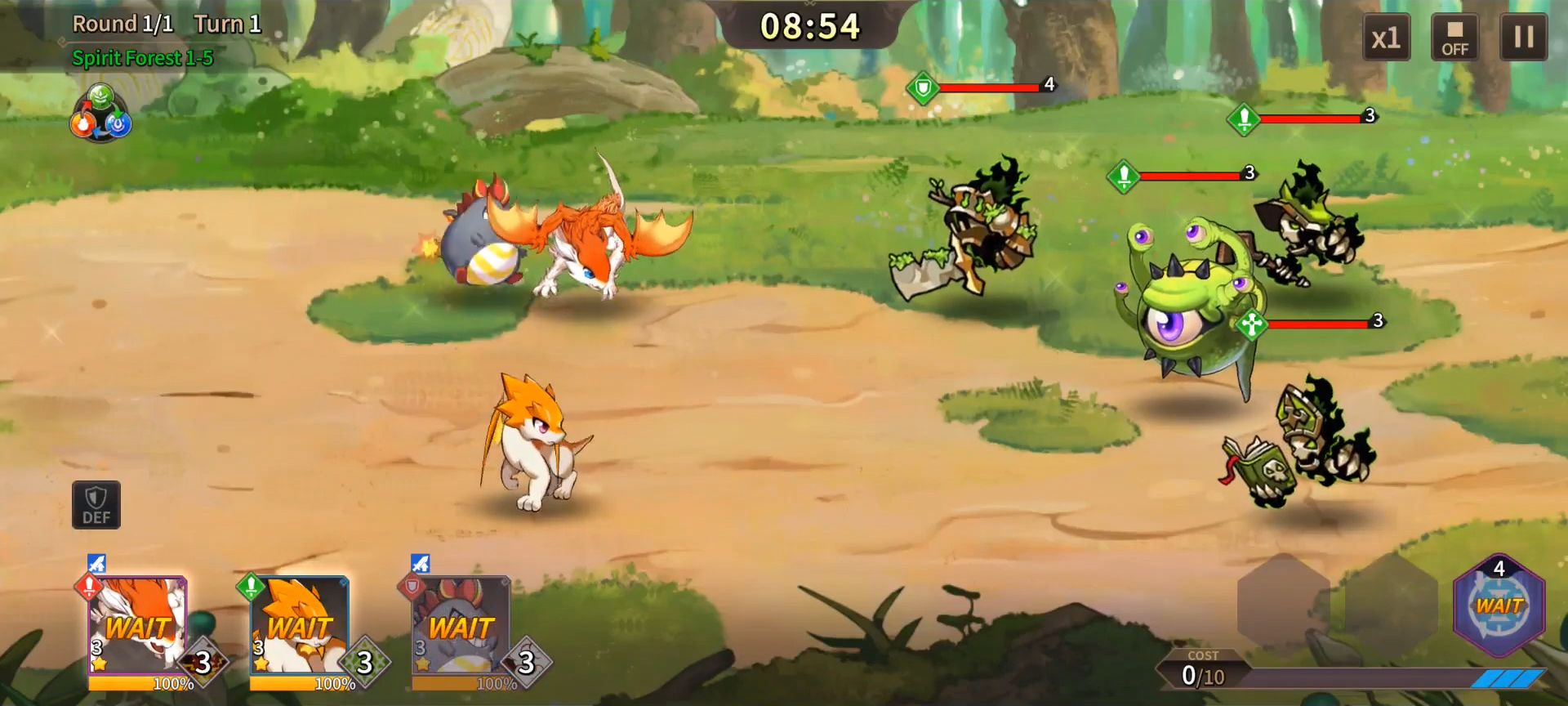 Gameplay of the Dragon Village Grand Battle for Android phone or tablet.