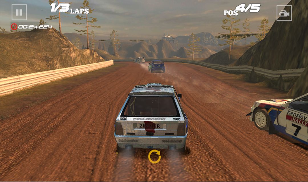 Gameplay of the Super Rally Evolution for Android phone or tablet.