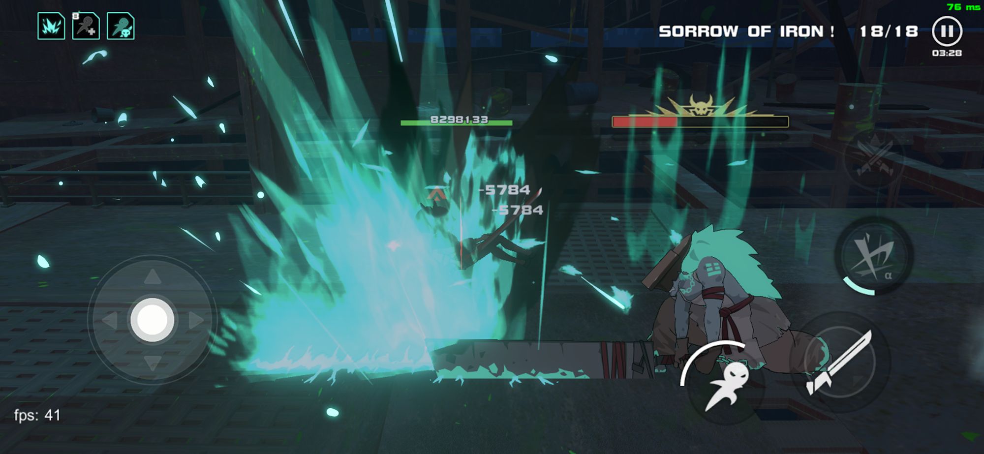 Gameplay of the Swordash for Android phone or tablet.