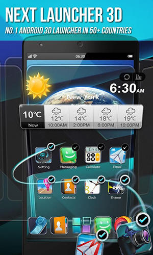 Download Next launcher 3D - free Lock screen Android app for phones and tablets.