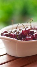 New mobile wallpapers - free download. Food, Fruits, Cherry picture and image for mobile phones.
