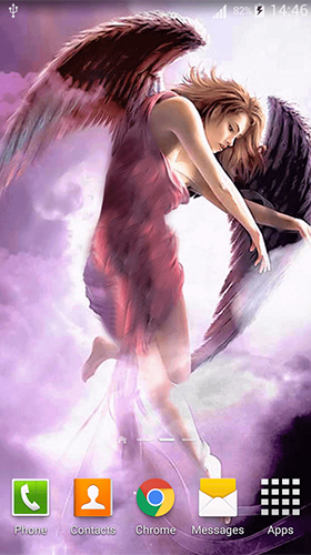 Download livewallpaper Angels for Android.