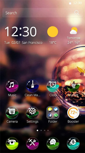 Download Colorful ball free Weather livewallpaper for Android phone and tablet.
