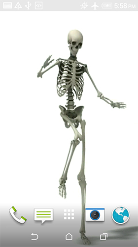 Download Dancing skeleton free Fantasy livewallpaper for Android phone and tablet.