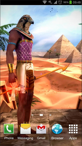 Download livewallpaper Egypt 3D for Android.