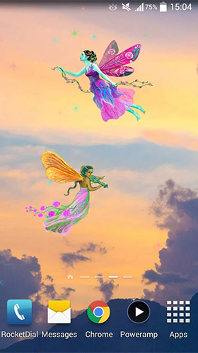 Download livewallpaper Fairy party for Android.