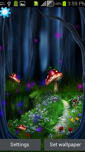 Download livewallpaper Fantasy magic touch for Android.