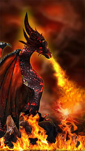 Download Fire dragon 3D free Fantasy livewallpaper for Android phone and tablet.