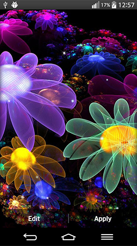 Download Glowing flowers by My Live Wallpaper free Abstract livewallpaper for Android phone and tablet.