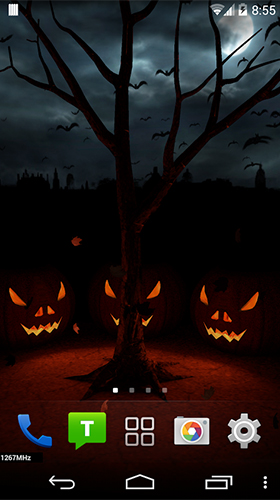 Download Halloween evening 3D free Fantasy livewallpaper for Android phone and tablet.