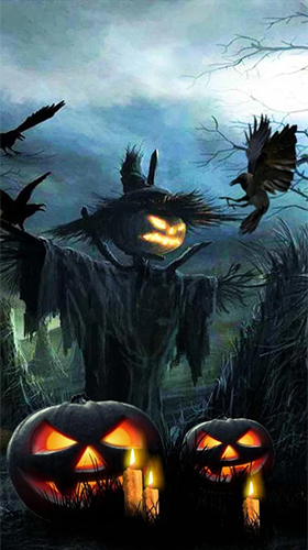 Download Halloween sounds free Fantasy livewallpaper for Android phone and tablet.