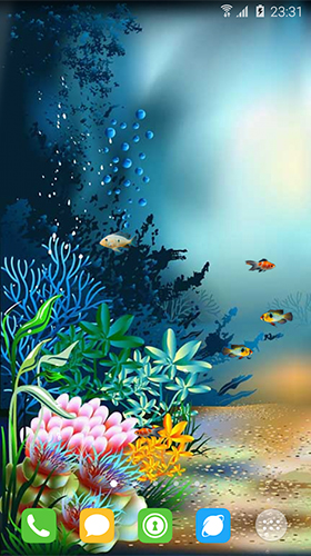 Download Underwater world by orchid free Interactive livewallpaper for Android phone and tablet.