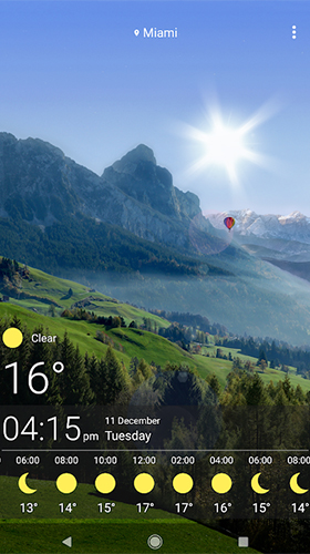 Download Weather by SkySky free With clock livewallpaper for Android phone and tablet.