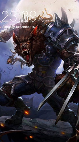 Download livewallpaper Werewolf for Android.