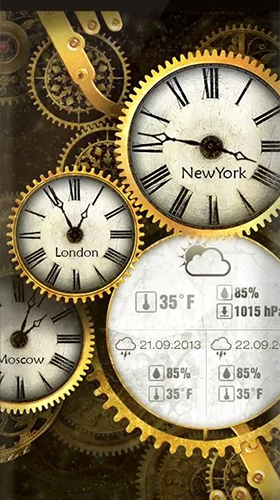 Gold clock by Mzemo apk - free download.