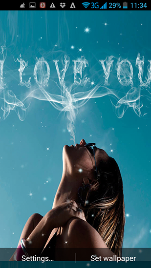 Download I love you by Live Wallpapers Ultra free Girls livewallpaper for Android phone and tablet.