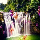 Download live wallpaper Waterfall 3D by Thanh_Lan for free and Halloween by FlipToDigital for Android phones and tablets .