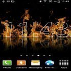 Download live wallpaper Fire clock for free and Best clock 3D for Android phones and tablets .