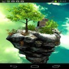 Download live wallpaper Fly island 3D for free and Poly Island for Android phones and tablets .