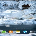 Download live wallpaper Frozen waterfalls for free and Snowfall 2015 for Android phones and tablets .