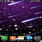 Download live wallpaper Meteor shower by Live wallpapers free for free and Red rose by DynamicArt Creator for Android phones and tablets .