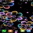 Download live wallpaper Neon flowers for free and Luxury by HQ Awesome Live Wallpaper for Android phones and tablets .