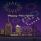 Download live wallpaper New Year by Pop studio for free and Draw on the frozen screen for Android phones and tablets .