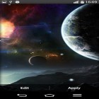 Download live wallpaper Space planets for free and Gold clock by Mzemo for Android phones and tablets .