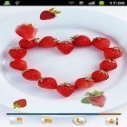 Download live wallpaper Strawberry for free and Best clock 3D for Android phones and tablets .