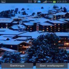 Download live wallpaper Winter night mountains for free and Fire by 4k Wallpapers for Android phones and tablets .